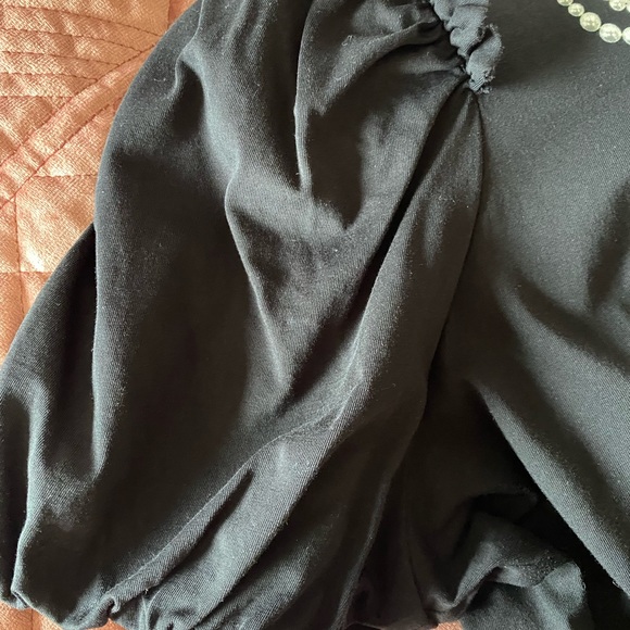 Simone Rocha Pearl embellished ruffled T-shirt - Picture 6 of 9